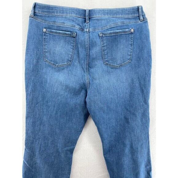 For Luv of Denim Womens Plus Size 20 Jeans Skinny High Rise Distressed - Picture 8 of 8